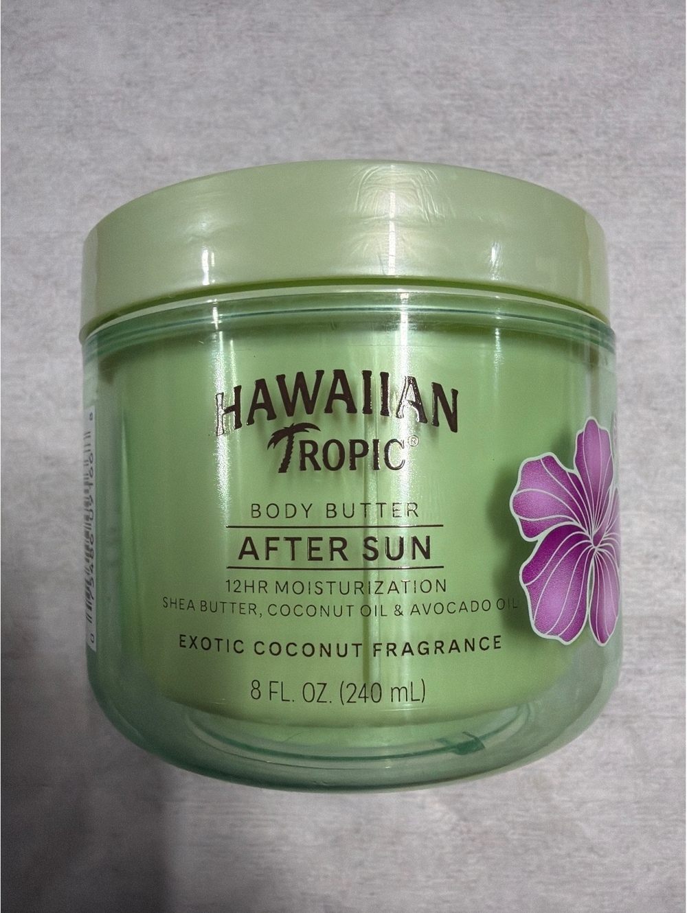 Hawaiian Tropic After Sun Body Butter 8 oz 12hr Moisturization Exotic Coconut